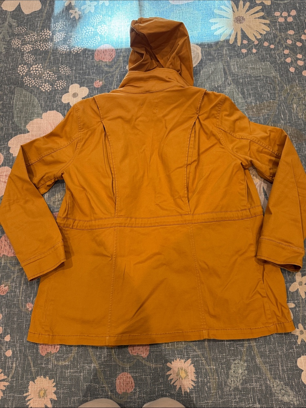 Market & Spruce Utility Cargo Jacket with Removable Hood Sz L - Picture 4 of 4